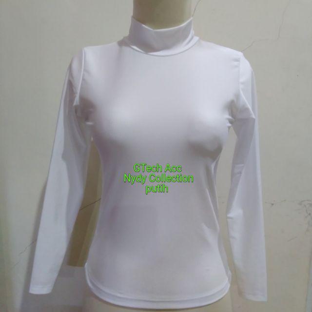 Manset Kebaya Manset Muslim Manset Glitter Manset Lycra Manset Resleting Eceran Dan Grosir-Putih