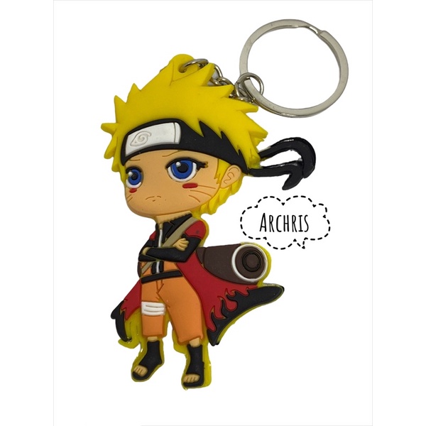 gantungan kunci naruto seri A (keychain naruto action figure)