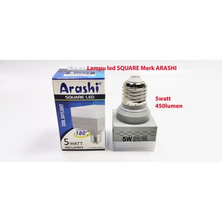 Arashi Square LED 5w Lampu Petak Segi Empat 5 Watt Putih Arashi Square LED 5w Lampu Petak Segi Empat 5 Watt Putih