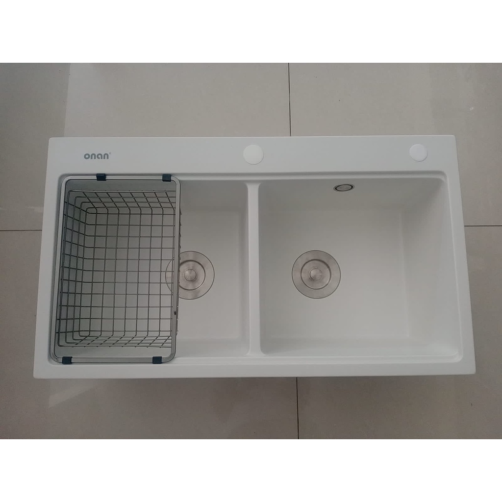 Kitchen Sink Granit ONAN 8046 White