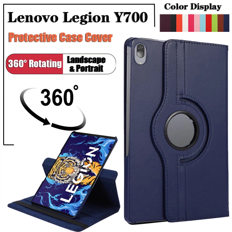 [Ready Stock] Untuk Lenovo Legion Y700 8.8 &quot;(2022) TB-9707 Tablet Cover Pelindung Fashion360° Casing Kulit Flip Stand Putar