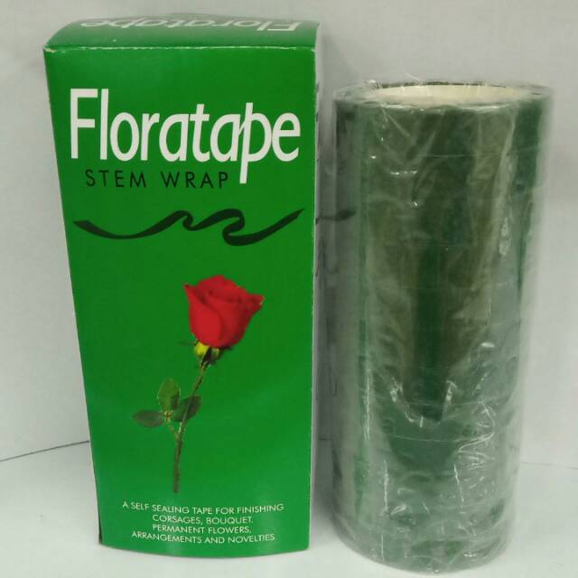 

Floral tape / flower tape / solatip tangkai bunga / per roll 20 yard