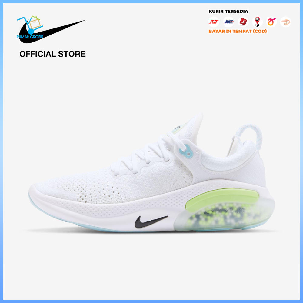 ORIGINAL Nike Sepatu Lari Wanita Joyride Run Flyknit  - Putih ( Women's Running Shoes - White )