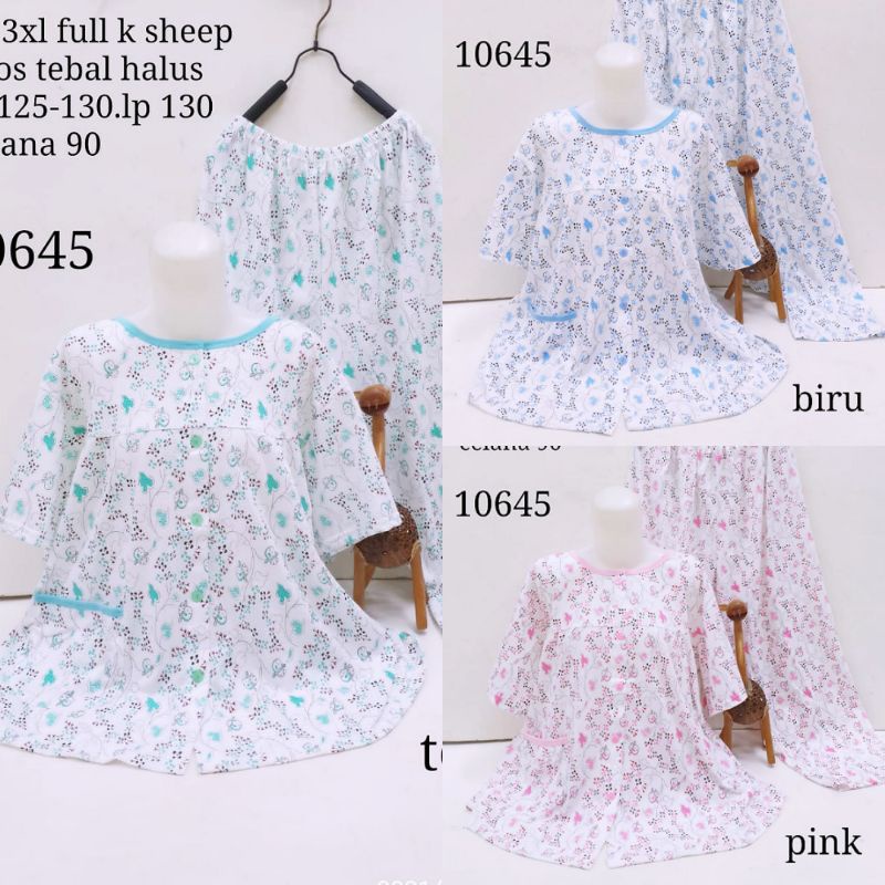 STELAN PIYAMA CP DEWASA FIT TO XXL JUMBO BAJU TIDUR KAOS BKH