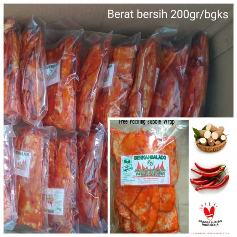 

KERIPIK SINGKONG BALADO PEDAS MANIS TANPA PENGAWET ASLI PADANG