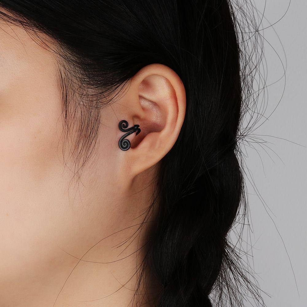 Preva Cuff Earrings Anting Aksesoris Pesta Punk Tanpa Tindik