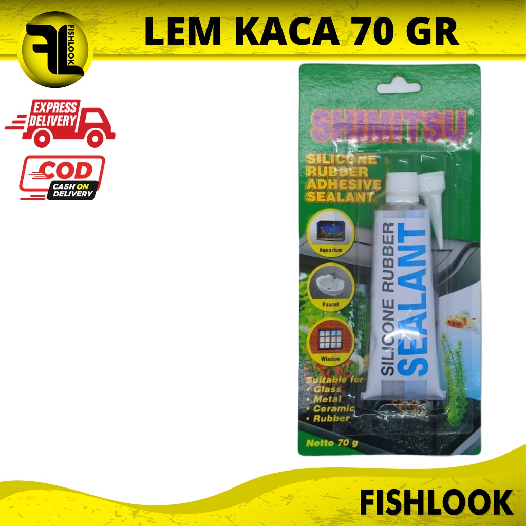 Sealant lem Kaca Silikon silicon aquarium akuarium aquascape 70gr