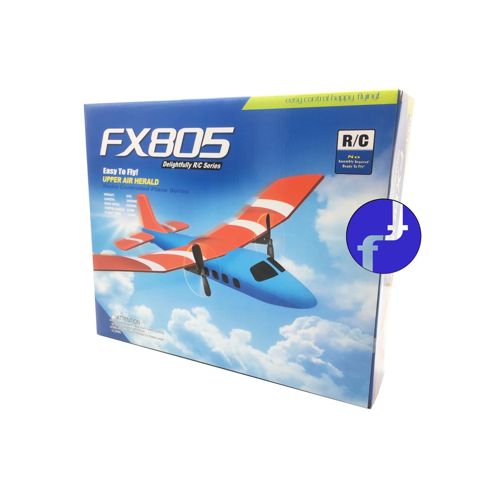 Mainan Anak RC Plane Pesawat Terbang Remote Control Bahan Ringan FX802
