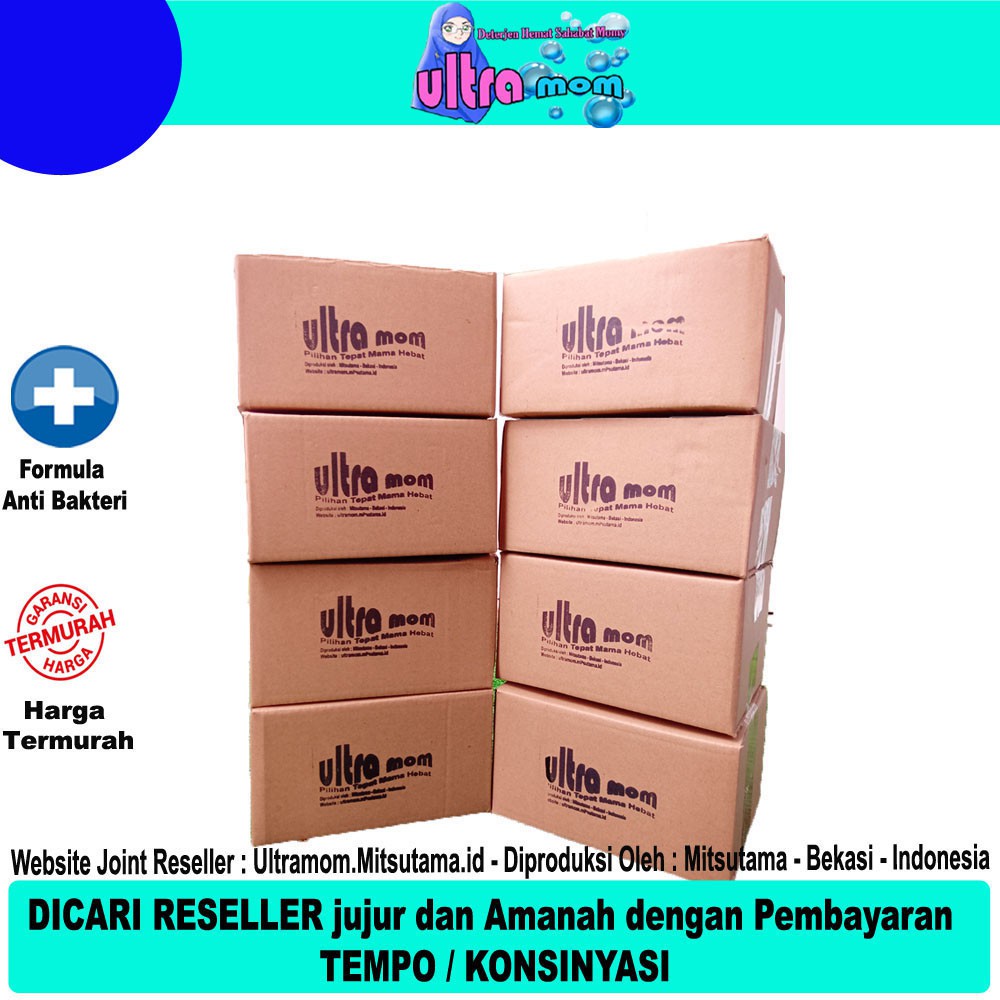 Biang Pewangi Laundry 1 Liter ULTRAMOM + Pelicin + Tahan Lama +  Hemat dan Bisa DiKemas jual lagi