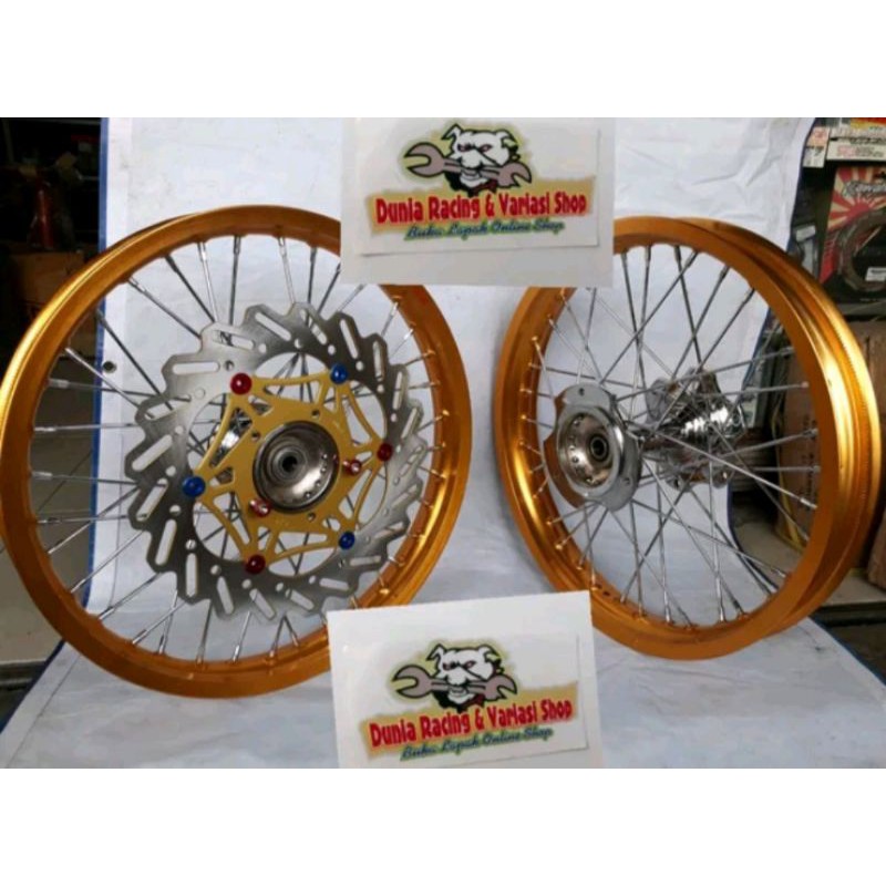 Paketan Velg ninja 250 mono sama piringan cakram