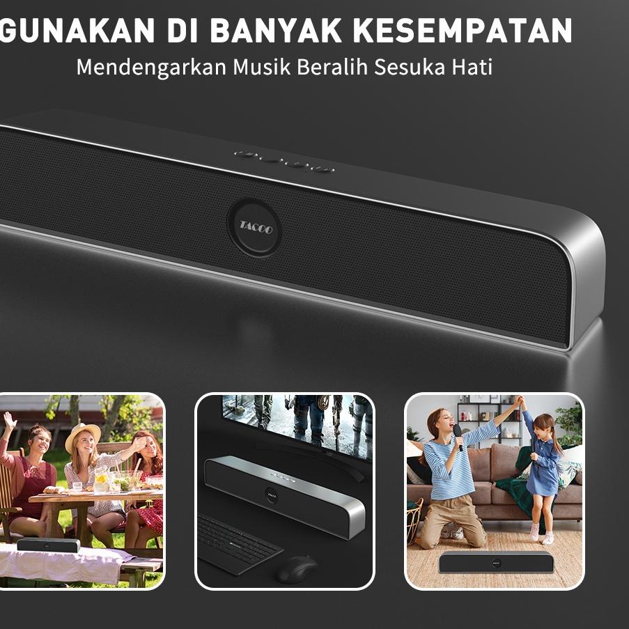 Promo.hari.ini || N0RAI TACOO Bluetooth Speaker HY-68 Deep Bass Hi-Fi Sound 1200mAh (8 hour) - Garan