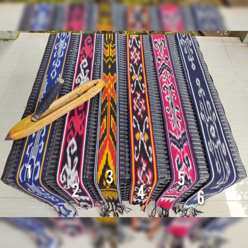 Tenun ikat Kepala TERMURAH  (50 motif NEW) DAYAK Kalimantan_Lombok&amp;Sulawesi