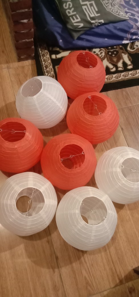 Lampion Kertas Gantung Merah Putih Hiasan Dekorasi 17 Agustus Hari Kemerdekaan Republik Indonesia Ri