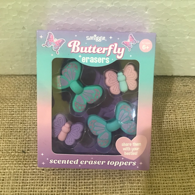 

Smiggle Scented Eraser Toppers