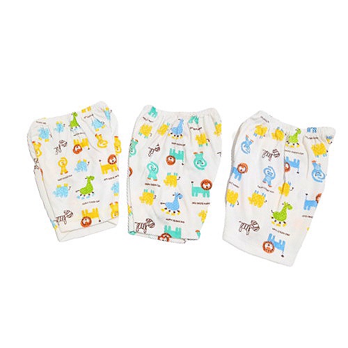 |3PCS| Celana Pendek Anak Motif Print | Celana Pendek Anak Murah