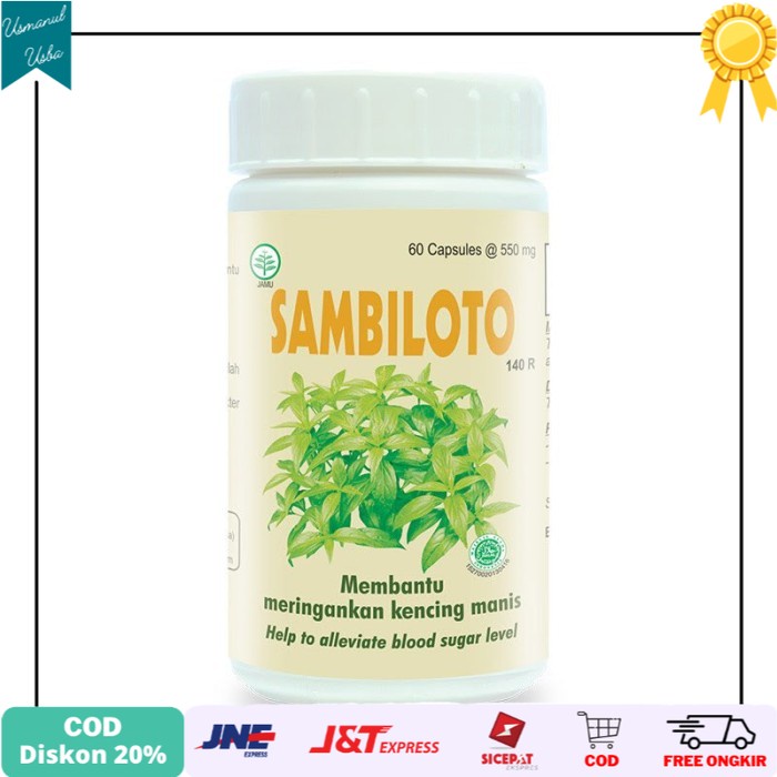 

◾COD◾ Sambiloto Borobudur 60 kapsul - Sambiloto