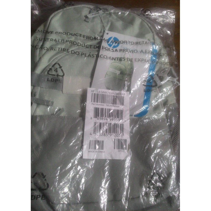 Exclusive Tas Backpack Ransel Laptop HP 15.6 Original