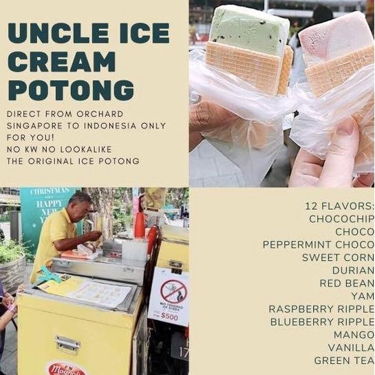 

ICE CREAM SINGAPORE IMPORT ORCHARD ROAD ORI HAWKER MAGNOLIA ES KRIM