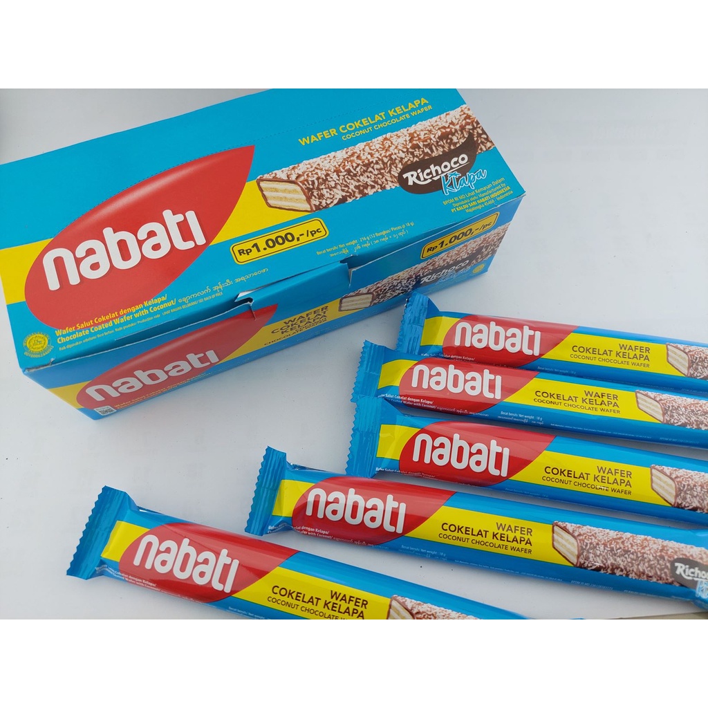 Jual Nabati Wafer Coklat Kelapa Box X Gr Nabati Wafer Kelapa