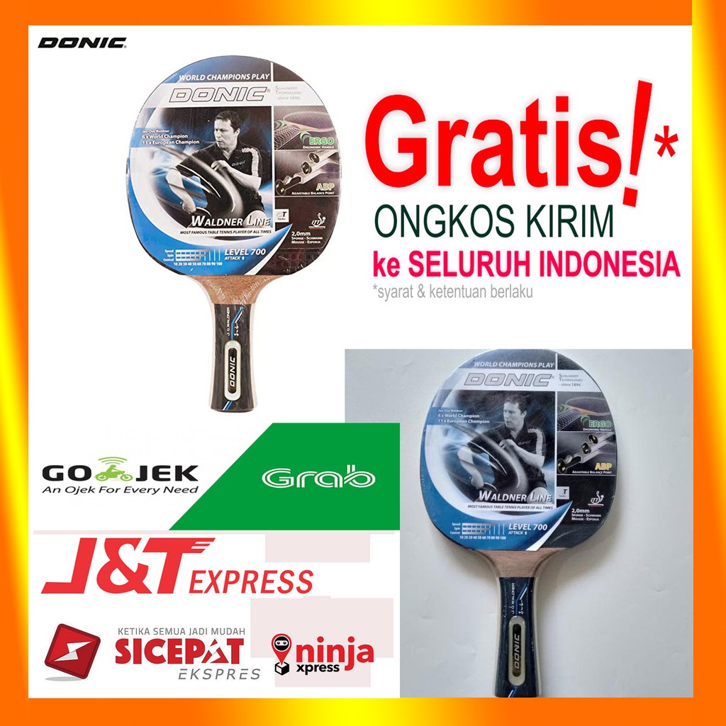 BET TENIS MEJA / PINGPONG / BAT TENIS MEJA DONIC WALDNER LEVEL 700 ORIGINAL