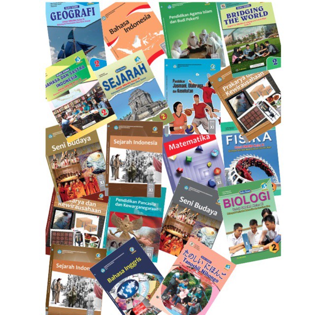 Buku Paket K13 Kelas 11 PKN, Inggris, PJOK, SBK Sem. 1&2, Sejarah Sem. 1&2, MTK, PKWU Sem. 1&2, PAI