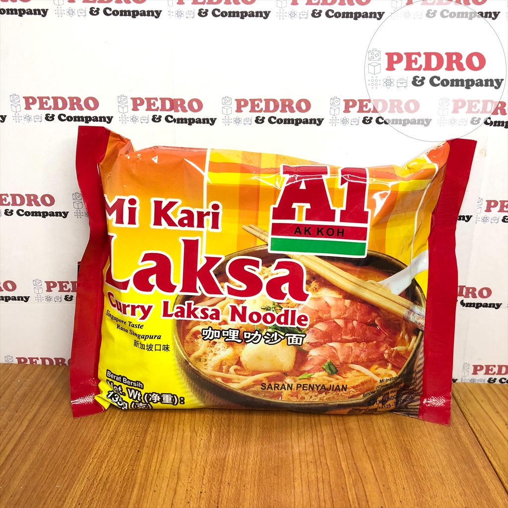 

A1 mi kari laksa / curry laksa noodle 135 gram - mie laksa singapore