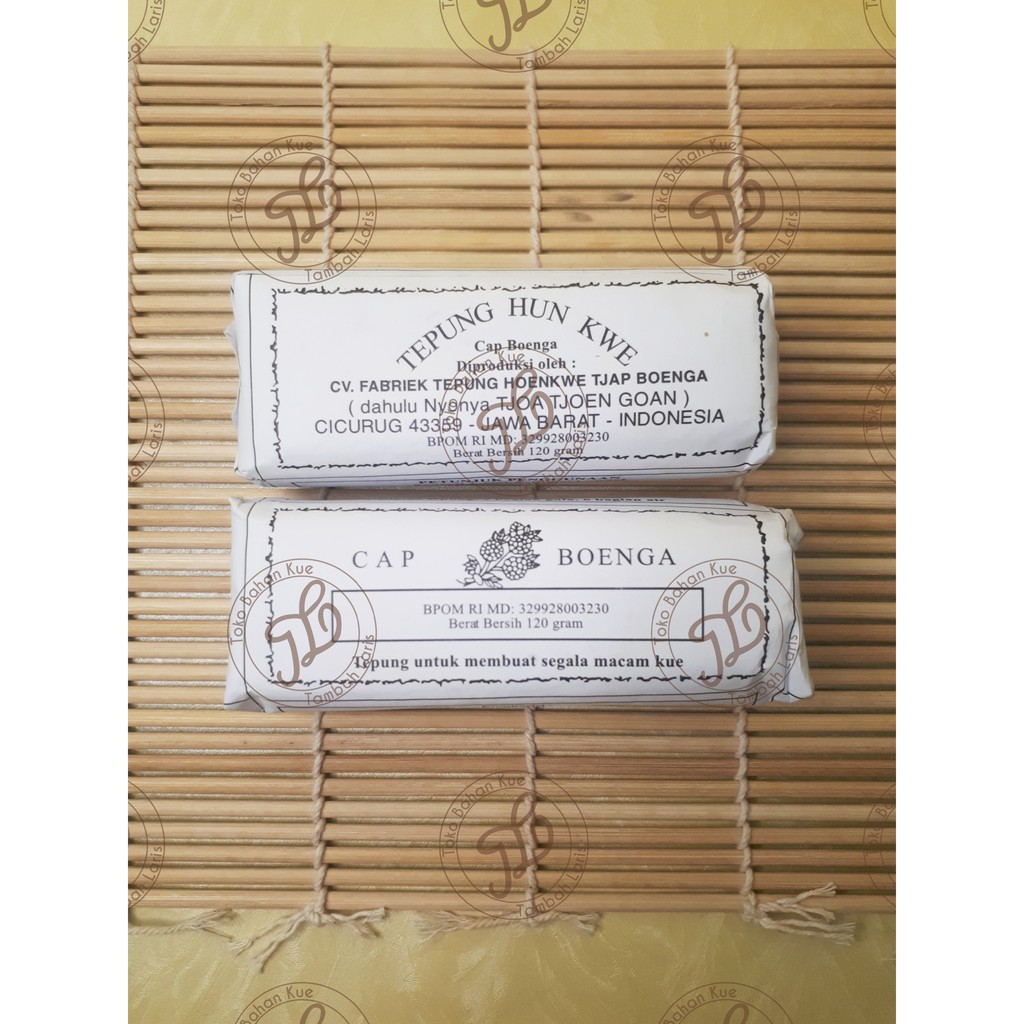 

Cap Bunga Tepung Hun kwee (120 gram)