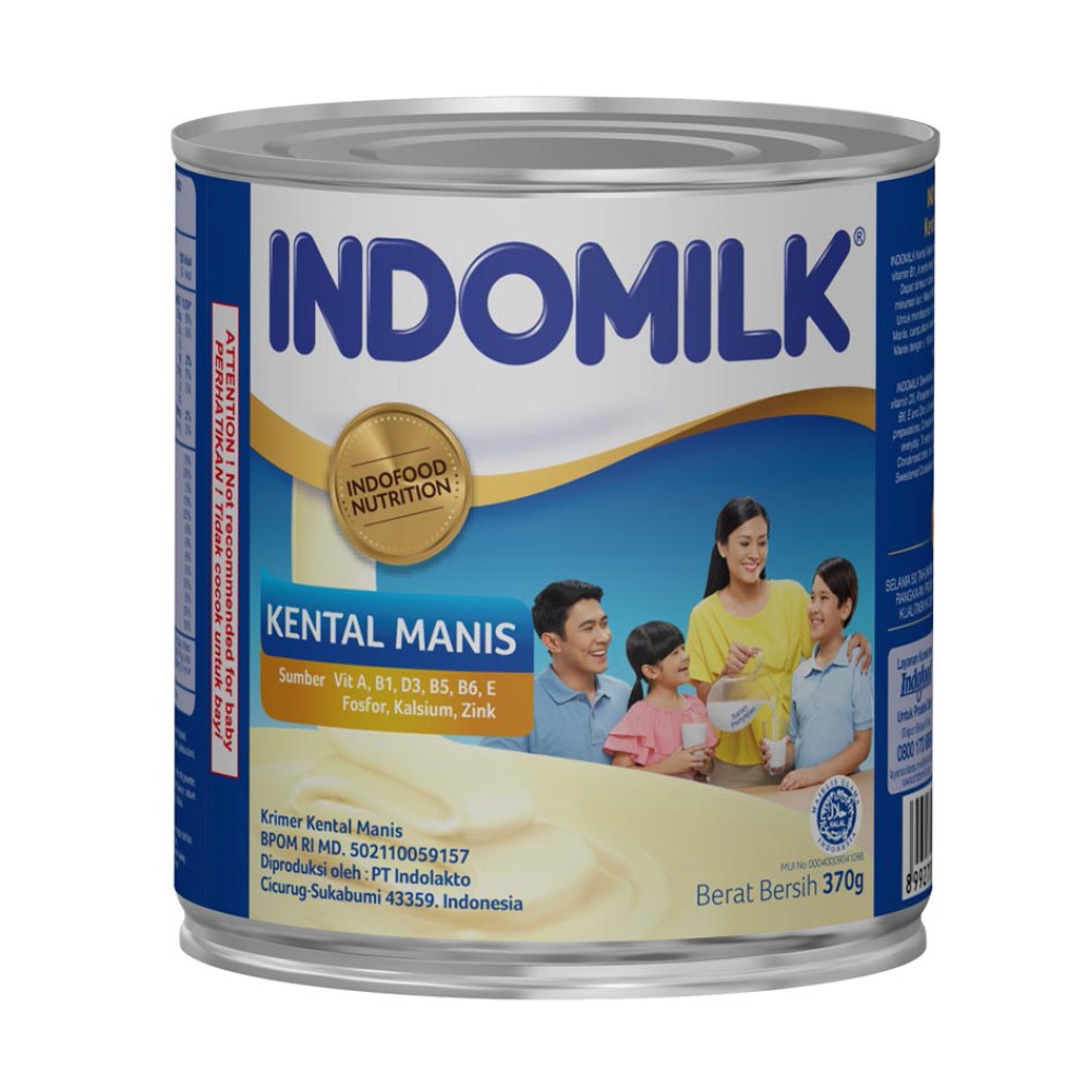 

INDOMILK SUSU KENTAL MANIS PUTIH KALENG 370 GR