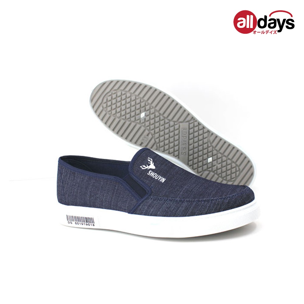 Faster Sepatu Sneakers Slip On Pria / Sepatu Kanvas Import Pria 1031 Size 39-43