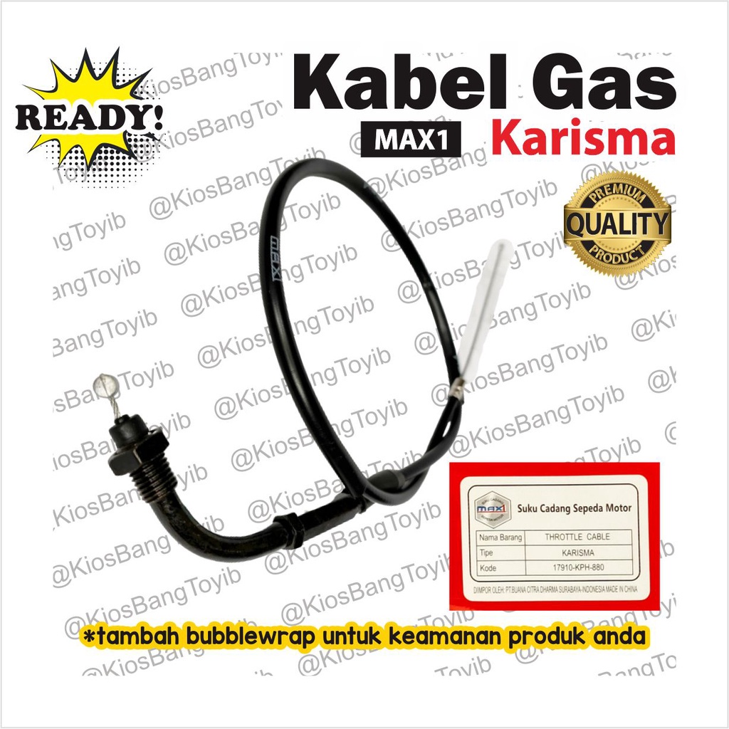 Kabel Gas (Throttle Cable) Karisma Kirana KPH (MAX1)