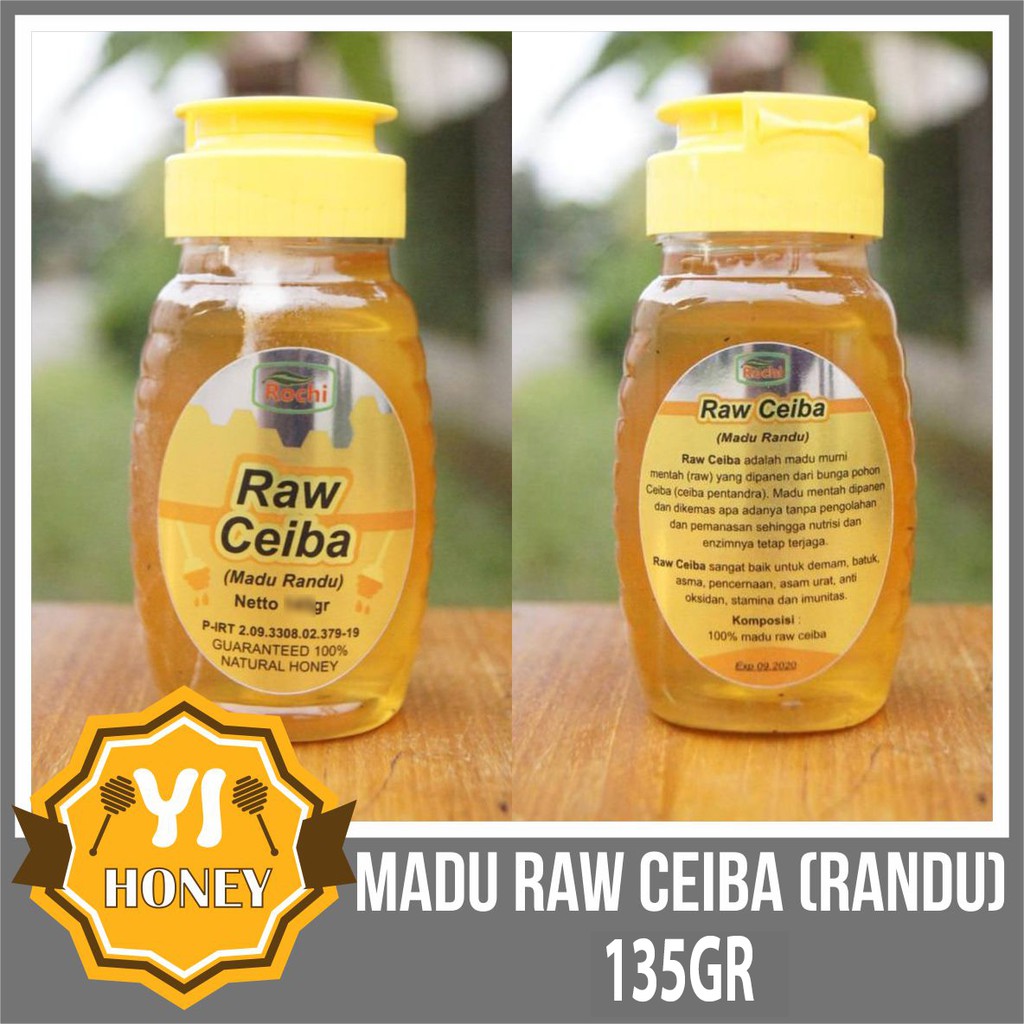 

Madu Randu Murni Mentah II Rochi Raw Ceiba 135gr