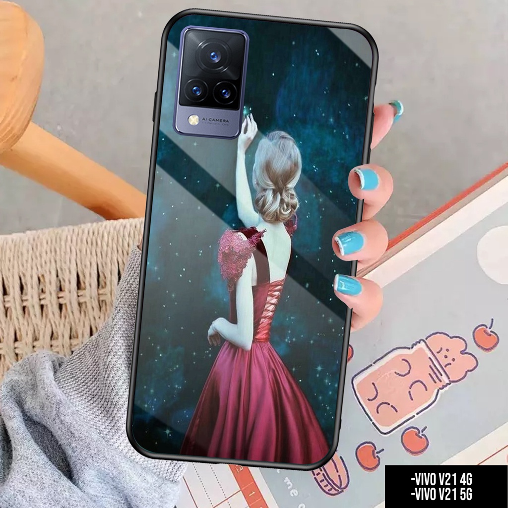 CASE VIVO V21 4G / V21 5G - Casing VIVO V21 4G / 5G Terbaru TOP ONE CASE [ GAUN ] Silikon VIVO V21 4
