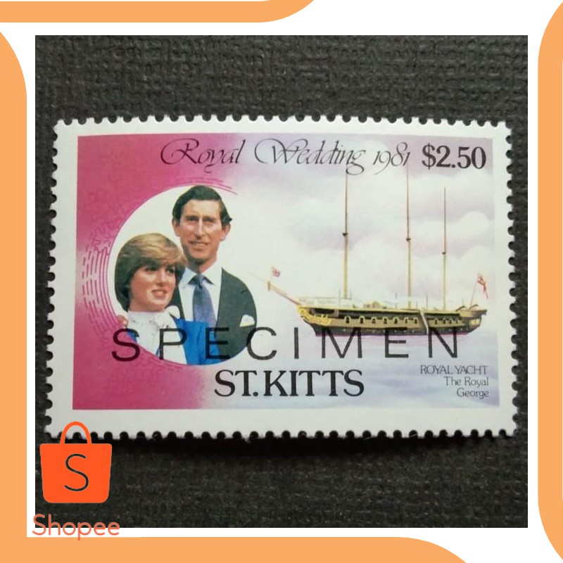 

Dijual suku cadang prangko $2.50 SPECIMEN Royal wedding ST.KITTS tahun 1981 1 Diskon