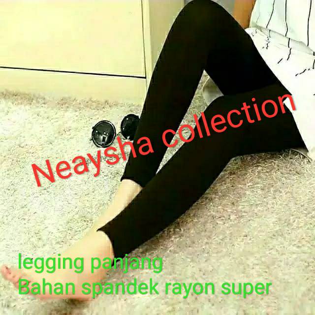 Legging panjang polos kwalitas premium bahan spandek rayon super