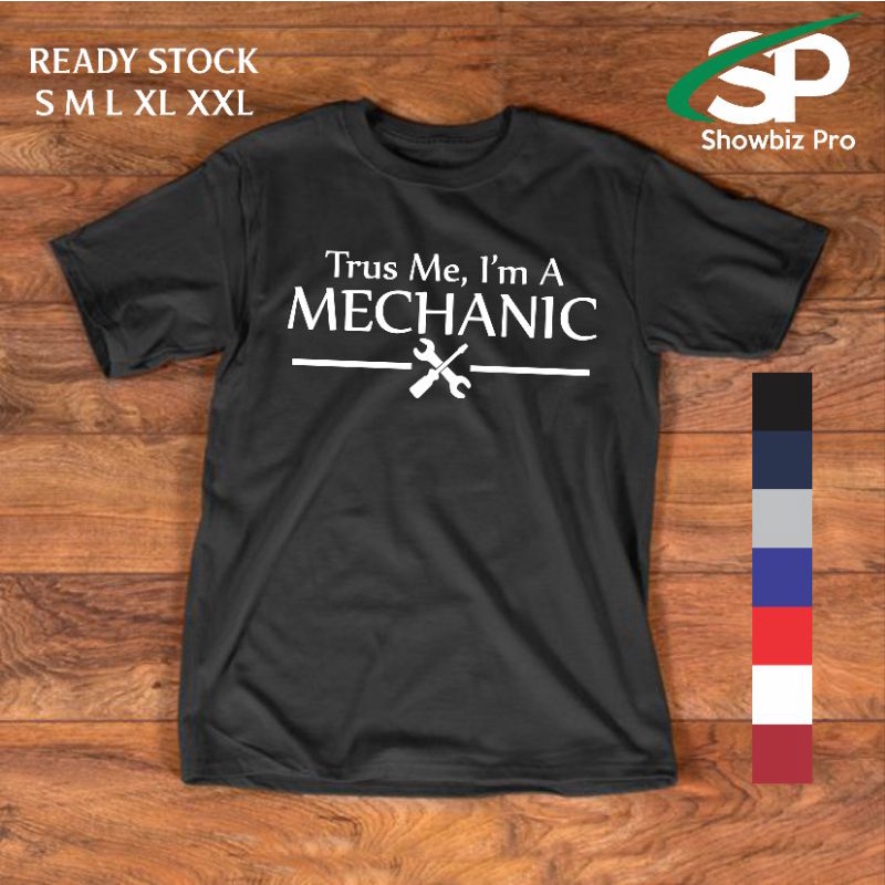 Kaos Mechanic Baju Distro Atasan Pria Wanita Mekanik Bengkel