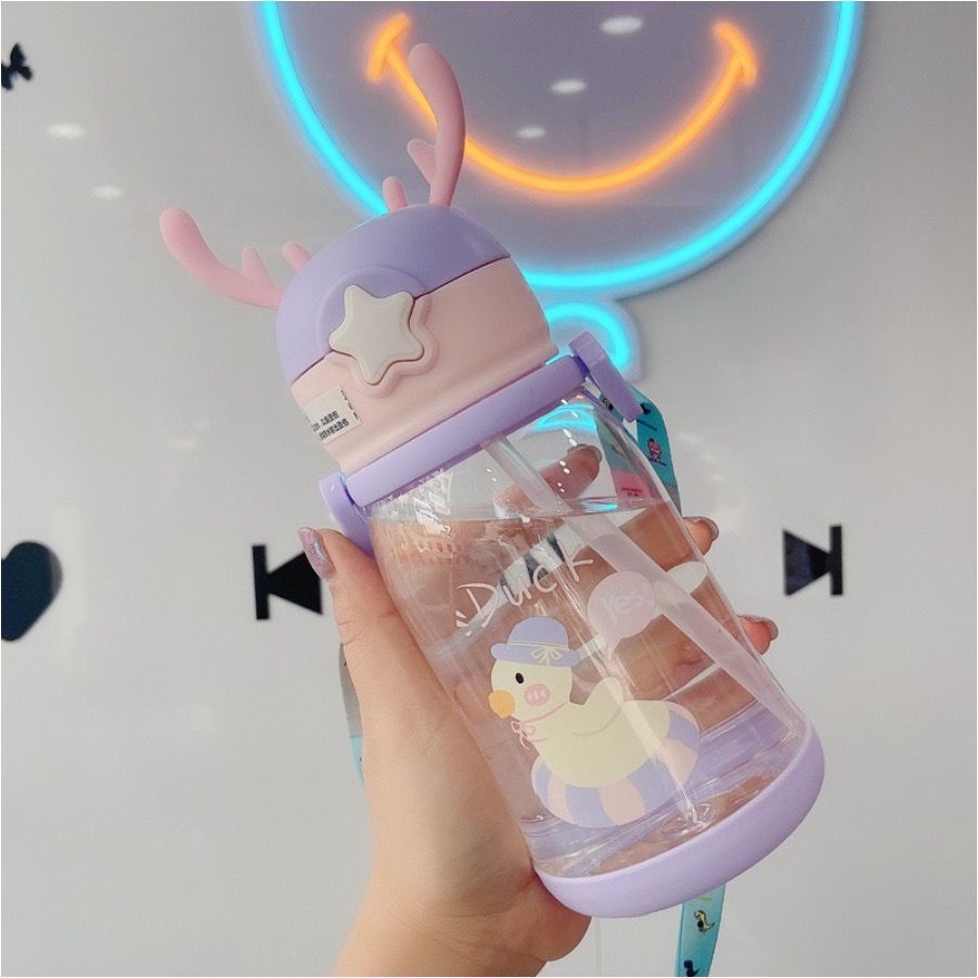 Botol Minum Anak Sekolah Unicorn Cewek Perempuan Kado Cewek Rusa Tali