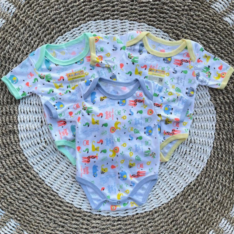 PROMO 7.7 3 PCS Jumper Bayi PREMIUM Double TC Fullprint sablon