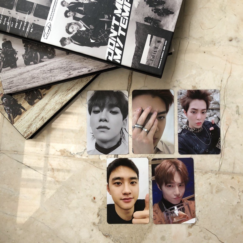 EXO TEMPO / DMUMT ALBUM FULLSET / PHOTOCARD ONLY [ SUHO SEHUN KYUNGSOO XIUMIN CHEN ]