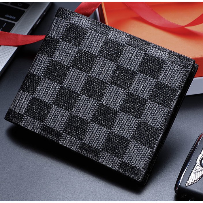 Dompet Pendek Pria Luxury Male PU Leather Men Wallet / DOMPET KULIT ORIGINAL