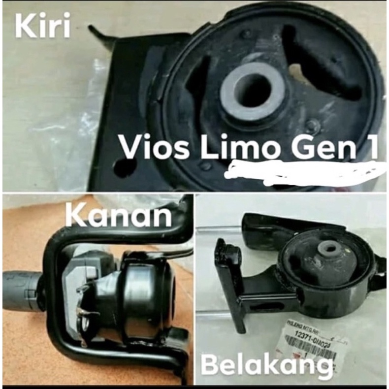 Engine Mounting Vios Lama Kanan kiri Belakang