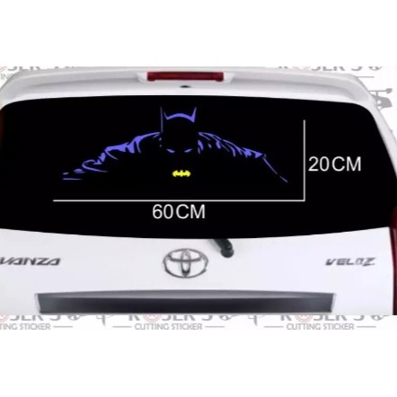 Cutting Stiker Batman Stiker Kaca Belakang Mobil