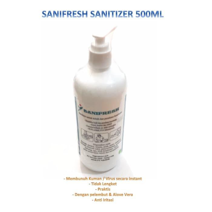 Jual SANIFRESH 500ML HAND SANITIZER SPRAY ANTISEPTIC ANTI VIRUS
