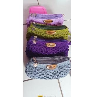 Tren Kekinian.. dompet wanita/dompet rajut/dompet hp/dompet rajut/dompet rajut sisik