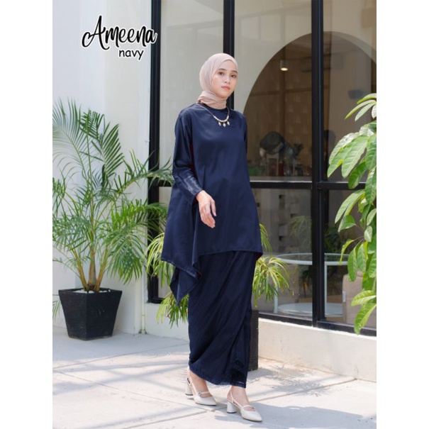 AMEENA set dress gaun wisuda gamis kondangan walimatul bridemaids