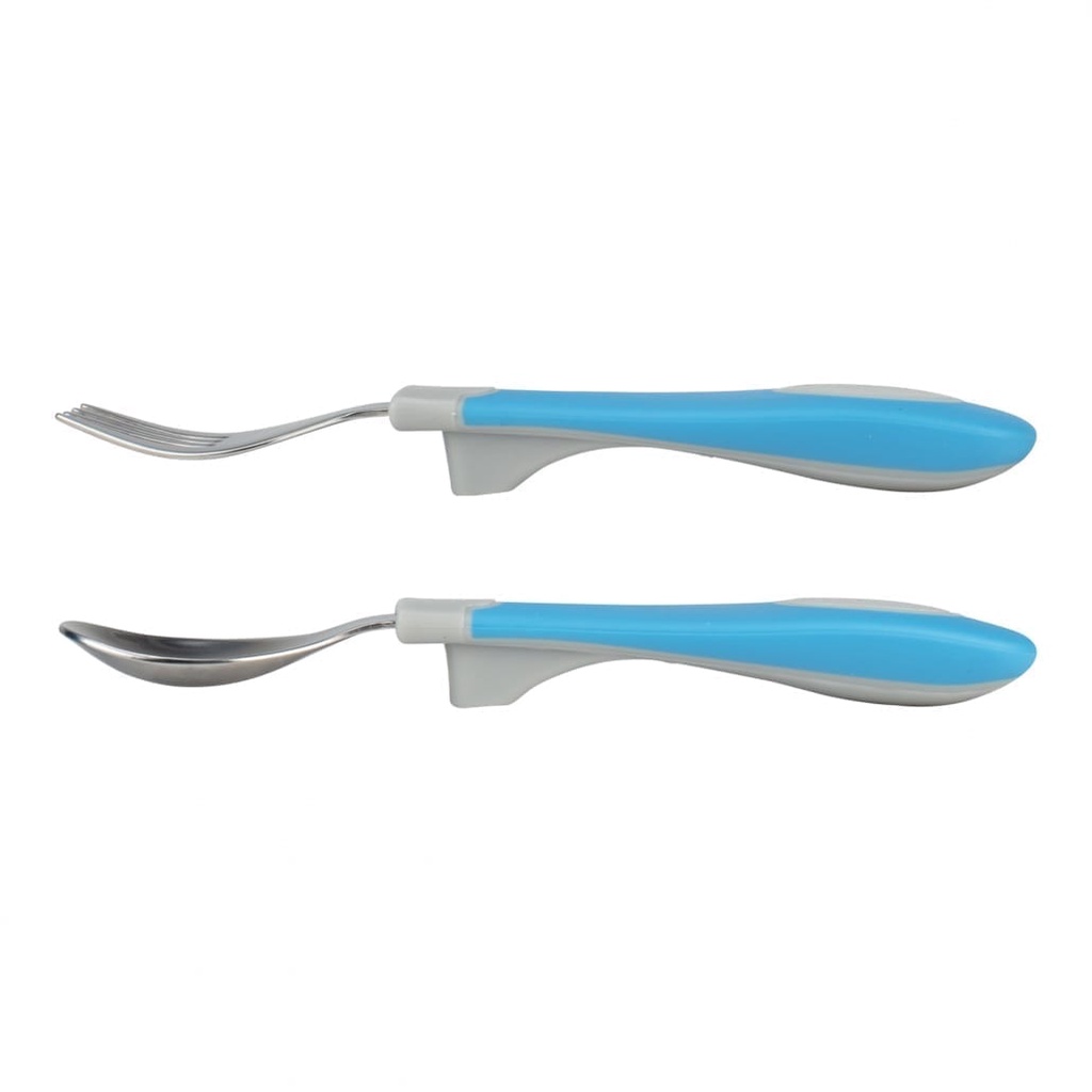 Dr Browns Stainless Spoon and Fork Set Sendok Garpu Anak Belajar Makan