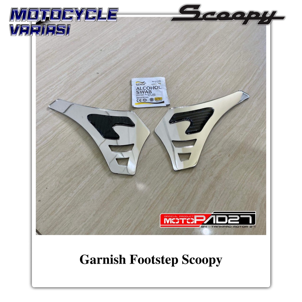 Garnish Footstep Scoopy Garnis Pijakan Kaki Scoopy