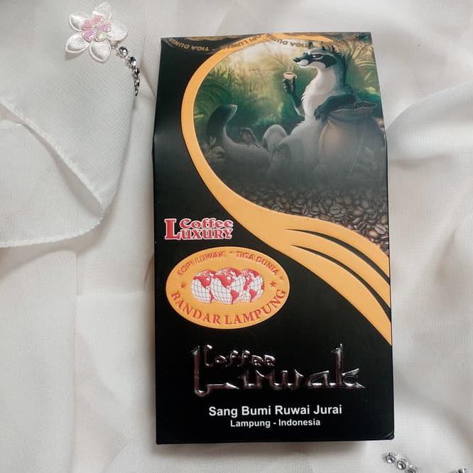 

L2Tj Raja Kopi Luwak Asli Indonesia Lampung Robusta 100 Gram Premium Wnwa