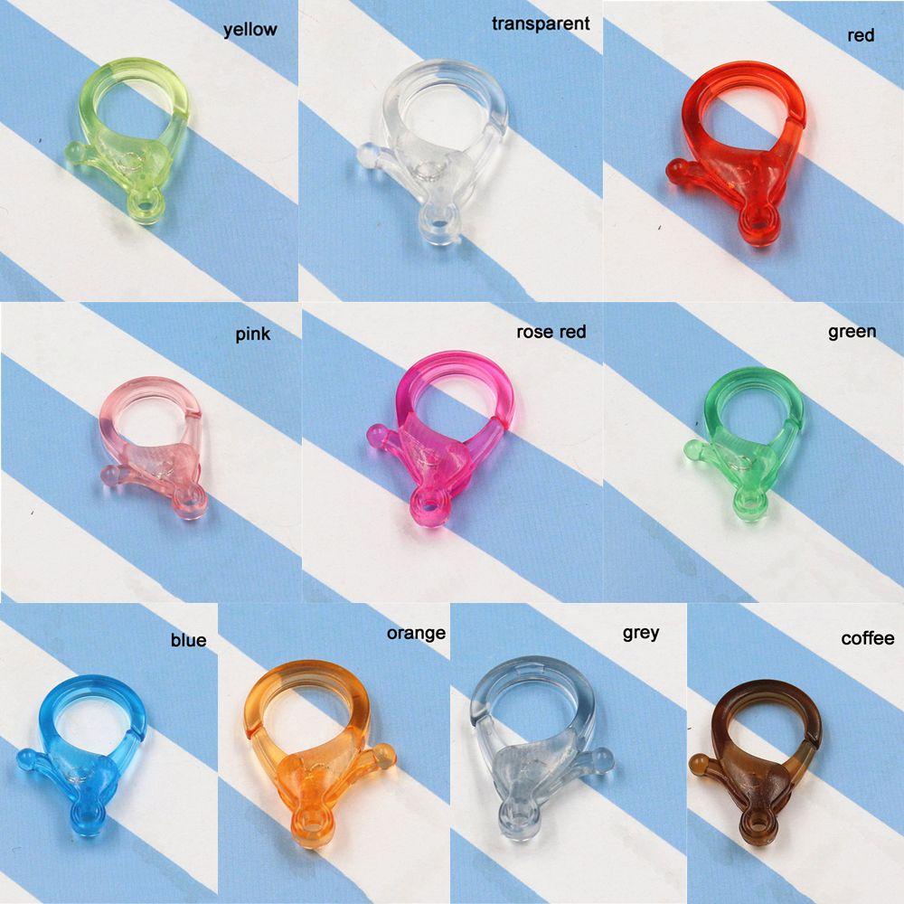 R-flower 10Pcs/Lot Kait Lobster Clasp DIY Temukan Perhiasan DIY Untuk Kalung &amp; Gelang KeyRing