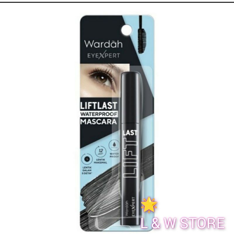 New| Wardah Eyexpert Liftlast Waterproof Mascara/