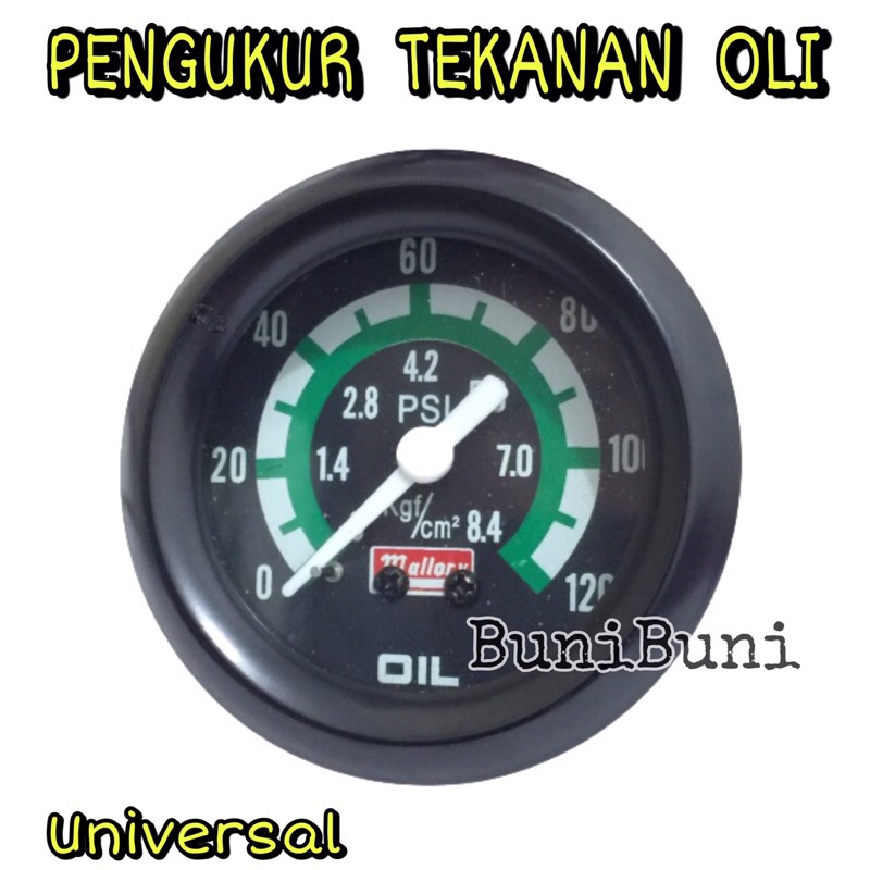 Ampere Oli / Oil Meter - Indikator Pengukur Tekanan Oli Mesin Mobil High Quality